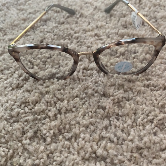 blue light cat eye frame glasses - Picture 2 of 3